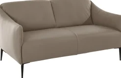 W.SCHILLIG 2-Sitzer »sally Design-Sofa, Loungesofa, bequem, schmale Armlehnen, Breite 154cm« mit Metallfüßen in Schwarz pulverbeschichtet, Breite 154 cm