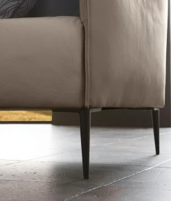 W.SCHILLIG 2-Sitzer »sally Design-Sofa, Loungesofa, bequem, schmale Armlehnen, Breite 154cm« mit Metallfüßen in Schwarz pulverbeschichtet, Breite 154 cm