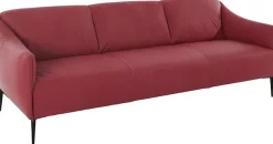 W.SCHILLIG 3-Sitzer »sally Design-Sofa, Loungesofa, bequem, schmale Armlehnen, Breite 224cm« mit Metallfüßen in Schwarz pulverbeschichtet, Breite 224 cm