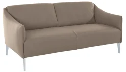 W.SCHILLIG 2,5-Sitzer »sally Designsofa, Loungesofa, bequem, schmale Armlehnen, Breite 174cm« mit Metall-Winkelfüßen in Silber matt, Breite 174 cm
