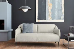 W.SCHILLIG 2,5-Sitzer »sally Designsofa, Loungesofa, bequem, schmale Armlehnen, Breite 174cm« mit Metallfüßen in Schwarz pulverbeschichtet, Breite 174 cm
