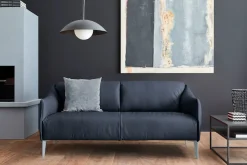 W.SCHILLIG 2,5-Sitzer »sally Design-Sofa, Loungesofa, bequem, schmale Armlehnen, Breite 194cm« mit Metall-Winkelfüßen in Silber matt, Breite 194 cm