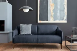 W.SCHILLIG 2,5-Sitzer »sally Designsofa, Loungesofa, bequem, schmale Armlehnen, Breite 194cm« mit Metall-Winkelfüßen in Bronze pulverbeschichtet, Breite 194 cm