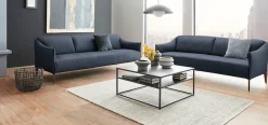 W.SCHILLIG 2,5-Sitzer »sally Designsofa, Loungesofa, bequem, schmale Armlehnen, Breite 194cm« mit Metall-Winkelfüßen in Bronze pulverbeschichtet, Breite 194 cm