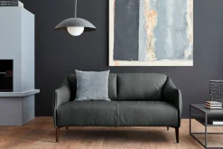 W.SCHILLIG 2-Sitzer »sally Designsofa, Loungesofa, bequem, schmale Armlehnen, Breite 154cm« mit Metall-Winkelfüßen in Bronze pulverbeschichtet, Breite 154 cm