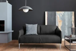 W.SCHILLIG 2-Sitzer »sally Design-Sofa, Loungesofa, bequem, schmale Armlehnen, Breite 154cm« mit Metallfüßen in Silber matt, Breite 154 cm