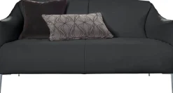 W.SCHILLIG 2-Sitzer »sally Design-Sofa, Loungesofa, bequem, schmale Armlehnen, Breite 154cm« mit Metallfüßen in Silber matt, Breite 154 cm