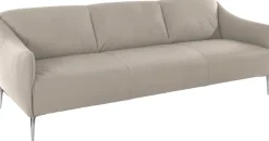 W.SCHILLIG 3-Sitzer »sally Design-Sofa, Loungesofa, bequem, schmale Armlehnen, Breite 224cm« mit Metallfüßen in Chrom glänzend, Breite 224 cm
