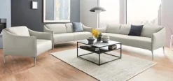 W.SCHILLIG 2,5-Sitzer »sally Design-Sofa, Loungesofa, bequem, schmale Armlehnen, Breite 194cm« mit Metallfüßen in Chrom glänzend, Breite 194 cm