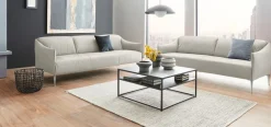 W.SCHILLIG 2,5-Sitzer »sally Design-Sofa, Loungesofa, bequem, schmale Armlehnen, Breite 194cm« mit Metallfüßen in Chrom glänzend, Breite 194 cm