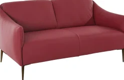 W.SCHILLIG 2-Sitzer »sally Design-Sofa, Loungsofa, bequem, schmale Armlehnen, Breite 154cm« mit Metallfüßen in Bronze pulverbeschichtet, Breite 154 cm