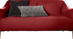 W.SCHILLIG 2-Sitzer »sally Design-Sofa, Loungsofa, bequem, schmale Armlehnen, Breite 154cm« mit Metallfüßen in Bronze pulverbeschichtet, Breite 154 cm