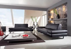 W.SCHILLIG 3-Sitzer »taboo Designsofa mit hohem Sitzkomfort« mit Normaltiefe, inklusive Armlehnenverstellung, mit Kontrastnaht