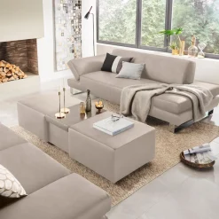 W.SCHILLIG 2-Sitzer »taboo Designsofa mit hohem Sitzkomfort, Breite 202cm, Sitztiefe 59cm« mit Normaltiefe, inklusive Armlehnenverstellung