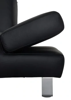 W.SCHILLIG 2-Sitzer »taboo Designsofa mit hohem Sitzkomfort, Breite 202cm, Sitztiefe 69cm« mit Übertiefe, inklusive Armlehnenverstellung
