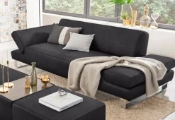 W.SCHILLIG 2-Sitzer »taboo Designsofa mit hohem Sitzkomfort, Breite 202cm, Sitztiefe 69cm« mit Übertiefe, inklusive Armlehnenverstellung