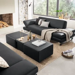 W.SCHILLIG 2-Sitzer »taboo Designsofa mit hohem Sitzkomfort« mit Übertiefe, inklusive Armlehnenverstellung, mit Kontrastnaht