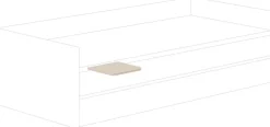 YUNY by PAIDI Ablageelement »HAZEL in Beige zum Kinderbett, Tablar« praktische Bettablage, Erweiterung mit zusätzlicher Ablagefläche