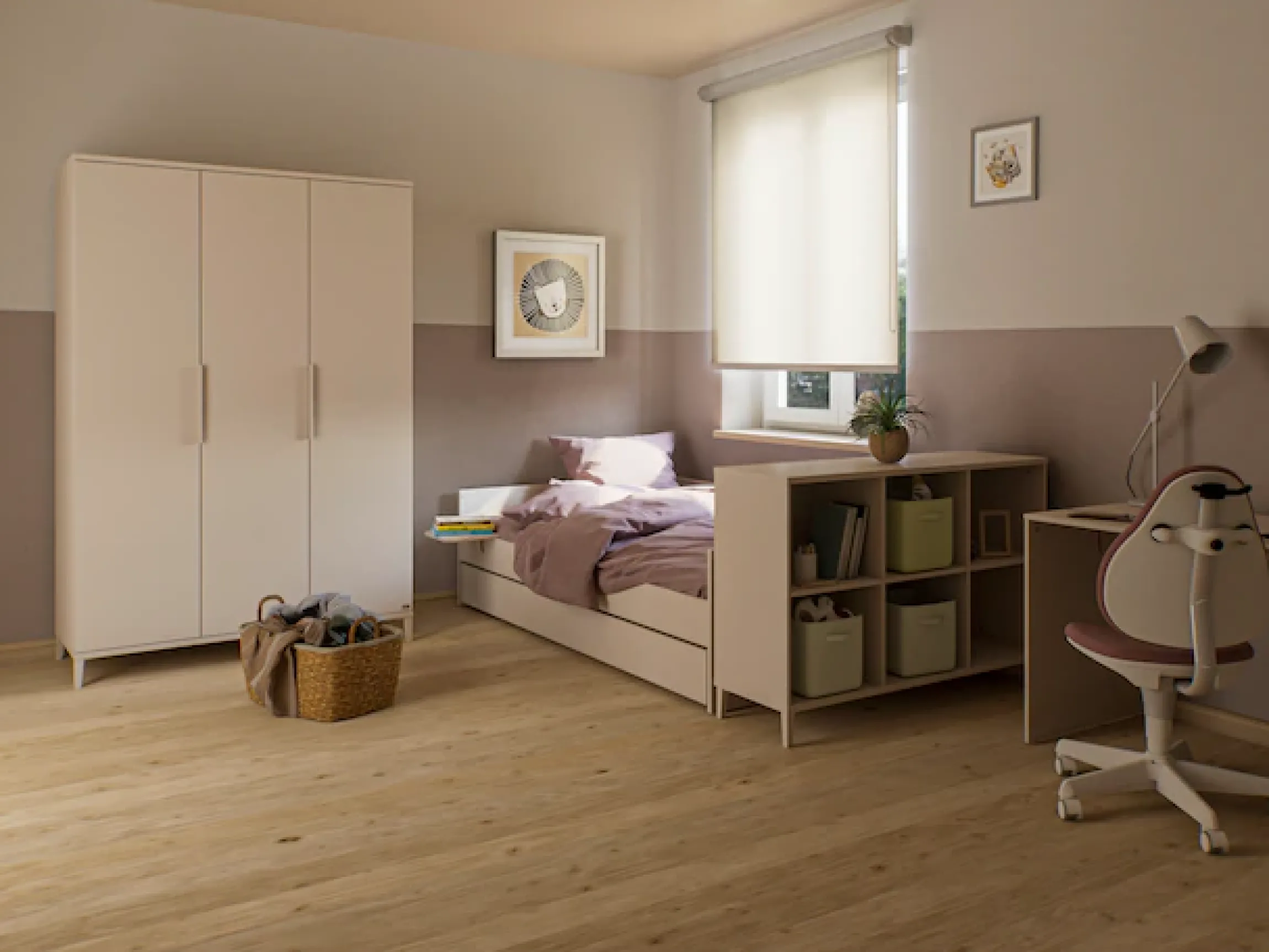 YUNY by PAIDI Ablageelement »SISTER LOU zur Erweiterung deiner Kojenliege« praktische Ablagefläche in Beige, Tablar