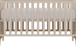 YUNY by PAIDI Babybett »HAZEL 70x140cm in Beige, umbaubares Kinderbett mit Massivholz« Gitterbett 4-fach höhenverstellbar, entnehmbare Sprossen, Juniorbett