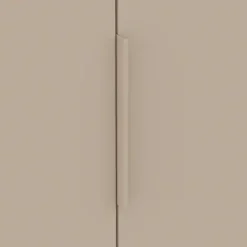 YUNY by PAIDI Kleiderschrank »HAZEL in Beige, inkl. Kleiderstangen und Einlegeböden« B/H/T ca. 95-130/198/52cm, mit 2 oder 3 Türen,stabiler Drehtürenschrank aus Holz, mit Soft-Close-Funktion