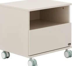 YUNY by PAIDI Nachtkommode »SISTER LOU mit Ablagefach und Schublade« feststellbarer Rollcontainer, Beige, Soft-Close