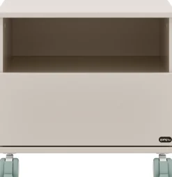YUNY by PAIDI Nachtkommode »SISTER LOU mit Ablagefach und Schublade« feststellbarer Rollcontainer, Beige, Soft-Close