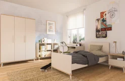 YUNY by PAIDI Sideboard »HAZEL in Beige, 6 offene Fächer« modernes & stabiles Regal aus Holz, offenes Standregal