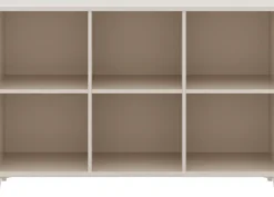 YUNY by PAIDI Sideboard »SISTER LOU mit 6 offenen Fächern, Breite 123 cm« stabiles und langlebiges Regal in Beige, geprüfte Qualität