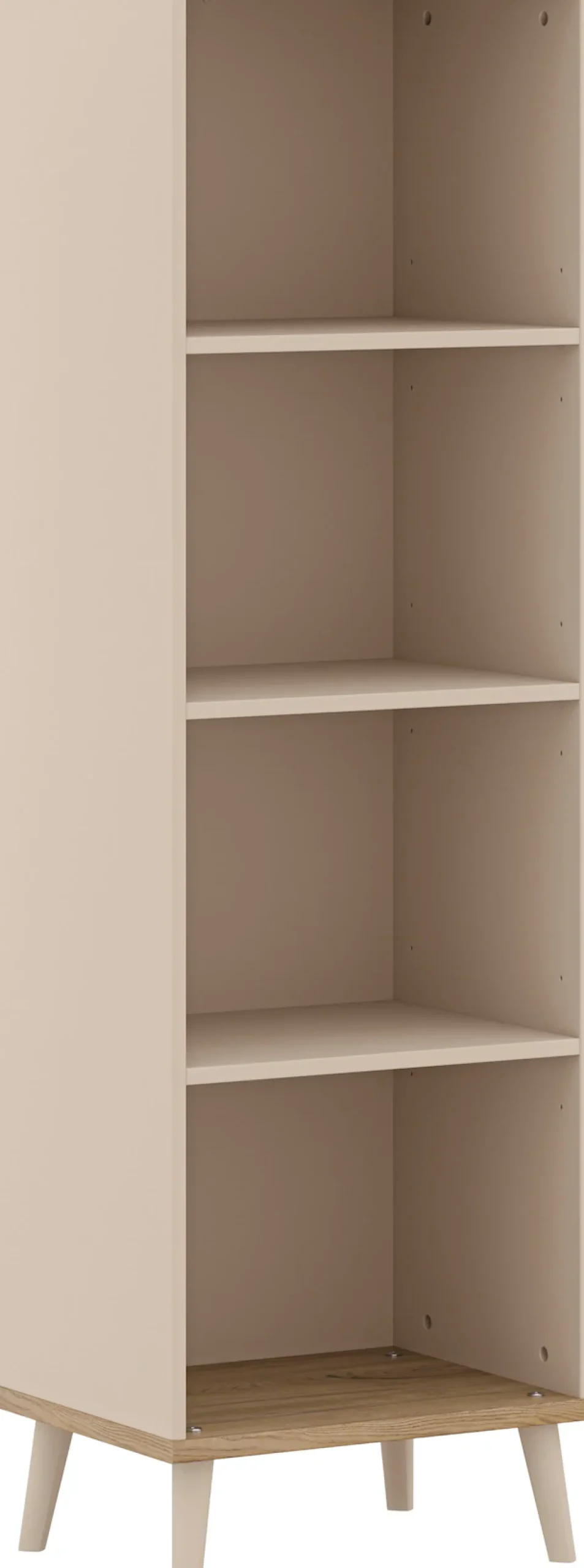 YUNY by PAIDI Standregal »HAZEL in Beige mit 4 Fächern, offenes Regal« praktischer Stauraum für jeden Raum – übersichtlich & funktional