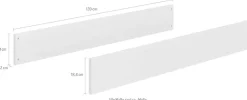 YUNY by PAIDI Umbauseiten »HAZEL für den Umbau vom Babybett zum Juniorbett« Erweiterungs-Set Kinderbett 70x140cm in Beige