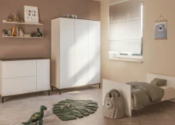 YUNY by PAIDI Umbauseiten »LOVELY ALIV für den Umbau vom Babybett zum Juniorbett« Erweiterungs-Set Kinderbett 70x140cm in Off-White