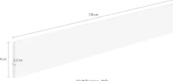 YUNY by PAIDI Umbauseiten »LOVELY ALIV für den Umbau vom Babybett zum Juniorbett« Erweiterungs-Set Kinderbett 70x140cm in Off-White