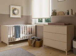 YUNY by PAIDI Wickelkommode »SISTER LOU mit abnehmbarem Aufsatz und 3 Schubladen« bis 50 kg Kommode in Beige, 95 cm Breite, geprüfte Sicherheit, Soft-Close 94,7 cm