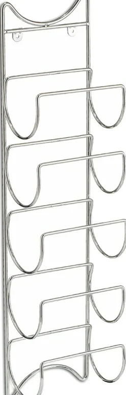 Zeller Present Flaschenregal Set, 2 Stk. tlg. aus hochwertig verchromtem Metall gefertigt