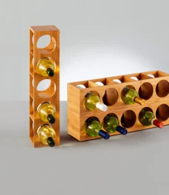 Zeller Present Weinregal »Bamboo« für bis zu 5 Weinflaschen geeignet